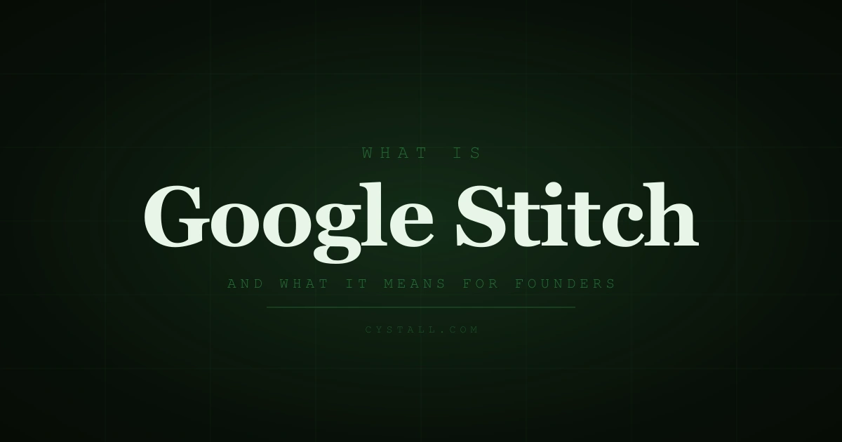 What is Google Stitch AI UI builder for founders