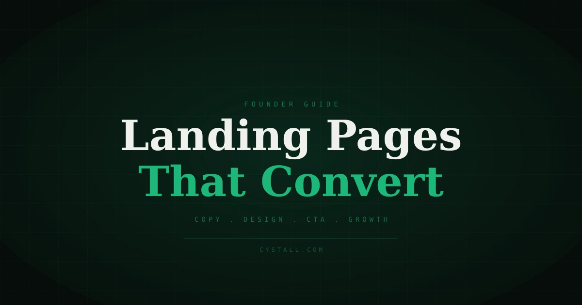 How to build a landing page that converts