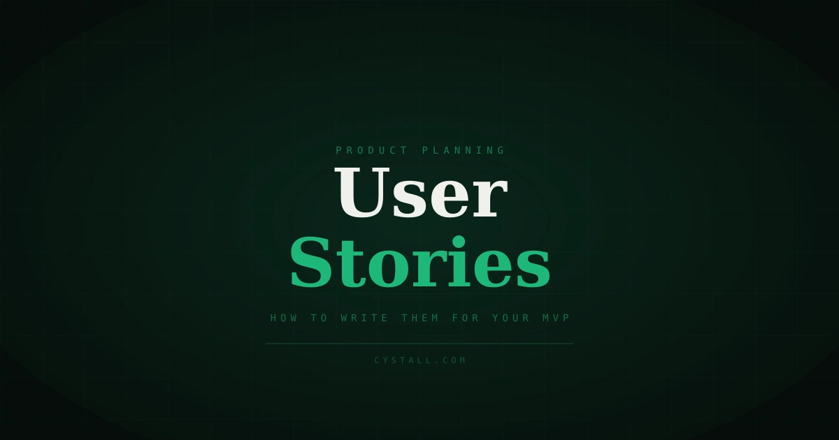 How to write user stories for your MVP