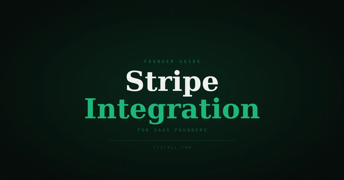Stripe integration guide for SaaS founders