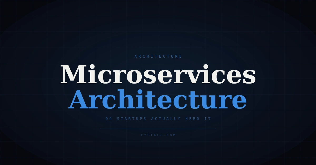 What is a microservices architecture explained for founders
