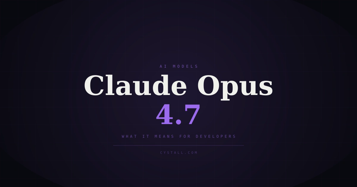 Claude Opus 4.7 - most capable AI model for developers