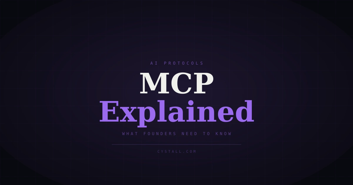 MCP explained for founders: what the Model Context Protocol means for SaaS products